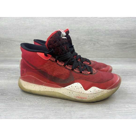Nike Men's Zoom Kevin Durant KD 12 Red Black Basketball Shoe Sz 12M (AR4229-600) - Picture 1 of 9